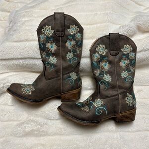 Roper Girl’s Juliet Cowboy Boots Little Kid Toddler Size 9